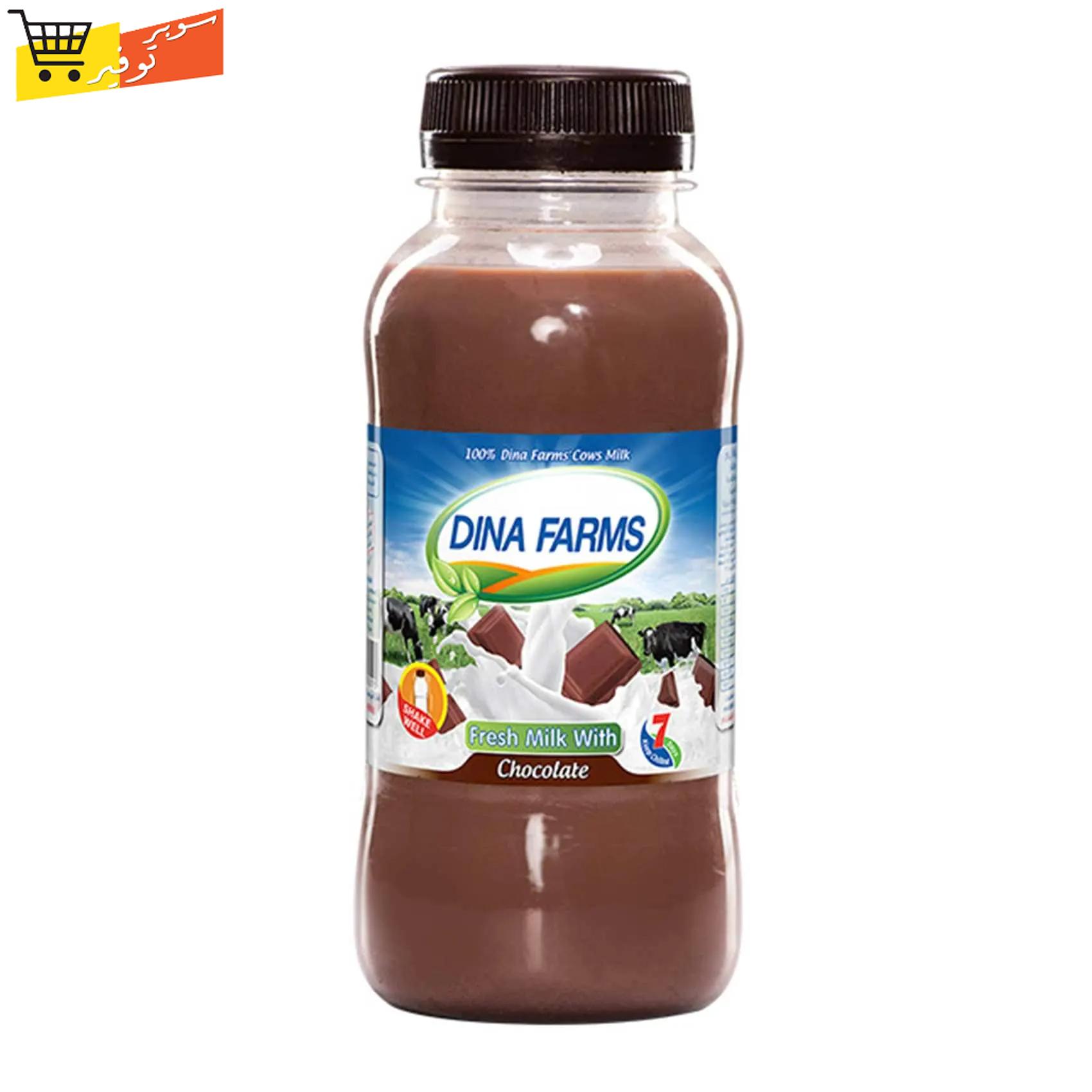 لبن مزارع دينا طعوم 250 مل